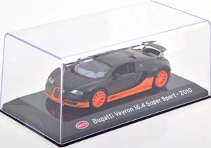 BUGATTI VEYRON 16.4 SUPER SPORT 2010 BLACK ORANGE — фото 3