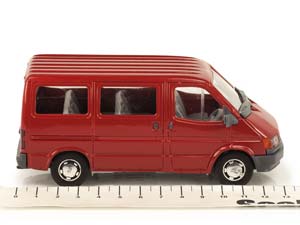 FORD TRANSIT 1986 МИКРОАВТОБУС КРАСНЫЙ — фото 3