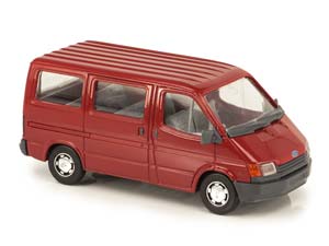 FORD TRANSIT 1986 МИКРОАВТОБУС КРАСНЫЙ — фото 5