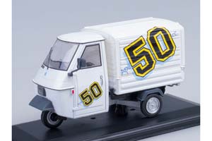 PIAGGIO APE P50 FURGONE PIBBLICITA PIAGGIO 1986 БЕЛЫЙ — фото 2
