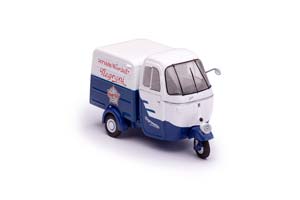 PIAGGIO APE AC2 FURGONE PUBBLICITARIO 1960 БЕЛЫЙ С СИНИМ — фото 5
