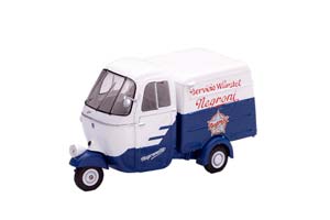 PIAGGIO APE AC2 FURGONE PUBBLICITARIO 1960 БЕЛЫЙ С СИНИМ