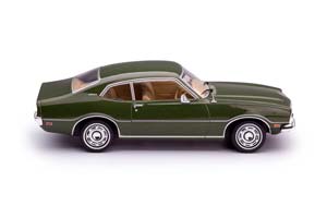 FORD MAVERICK 1974 ТЕМНО-ЗЕЛЕНЫЙ — фото 5