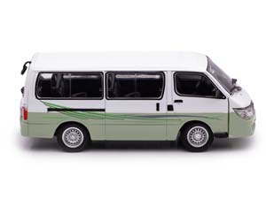 TOYOTA HIACE H100 БЕЛЫЙ СО СВЕТЛО-ЗЕЛЕНЫМ — фото 5