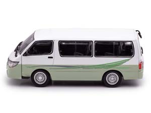 TOYOTA HIACE H100 БЕЛЫЙ СО СВЕТЛО-ЗЕЛЕНЫМ — фото 2