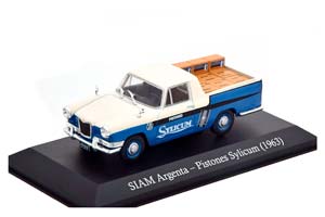 SIAM ARGENTA PISTONES SYLICUM 1963 BLUE WHITE
