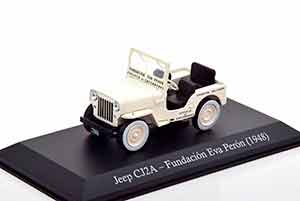 JEEP CJ2A FUNDACION EVA PERON 1948 WHITE