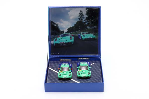 2-CAR SET PORSCHE 911 GT3 R #44 #33 24H NÜRBURGRING 2025 FALKEN MOTORSPORTS / НАБОР ИЗ 2 МОДЕЛЕЙ ПОРШЕ 911 ГТ3 24 ЧАСА НЮРБУРГРИНГ FALKEN MOTORSPORTS — фото 5