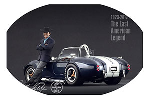 ФИГУРКА КОЛЛЕКЦИОННАЯ CARROLL SHELBY РУЧНАЯ РАБОТА В МАСШТАБЕ 1:18 КАРРОЛ ШЕЛБИ