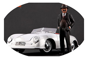 ФИГУРКА КОЛЛЕКЦИОННАЯ FERDINAND PORSCHE IN HAT РУЧНАЯ РАБОТА В МАСШТАБЕ 1:18 ФЕРДИНАНД ПОРШЕ (В ШЛЯПЕ)