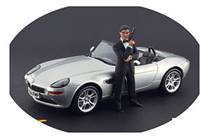 ФИГУРКА КОЛЛЕКЦИОННАЯ JAMES BOND 007 PIERCE BROSNAN РУЧНАЯ РАБОТА В МАСШТАБЕ 1:18 ПИРС БРОСНАН ДЖЕЙМС БОНД