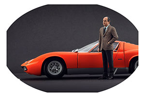 ФИГУРКА КОЛЛЕКЦИОННАЯ NUCCIO BERTONE РУЧНАЯ РАБОТА В МАСШТАБЕ 1:18 НУЧЧИО БЕРТОНЕ