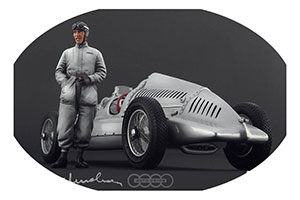ФИГУРКА КОЛЛЕКЦИОННАЯ TAZIO NUVOLARI РУЧНАЯ РАБОТА В МАСШТАБЕ 1:18 ТАЦИО НУВАЛАРИ