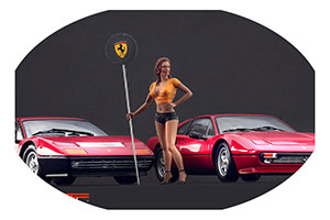 ФИГУРКА КОЛЛЕКЦИОННАЯ FERRARI GIRL РУЧНАЯ РАБОТА В МАСШТАБЕ 1:18 ДЕВУШКА ФЕРРАРИ