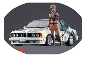 ФИГУРКА КОЛЛЕКЦИОННАЯ HIPPIE GIRL РУЧНАЯ РАБОТА В МАСШТАБЕ 1:18 ДЕВУШКА-ХИППИ