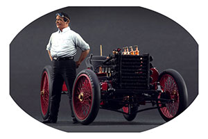 ФИГУРКА КОЛЛЕКЦИОННАЯ BARNEY OLDFIELD РУЧНАЯ РАБОТА В МАСШТАБЕ 1:18 БАРНИ ОЛДФИЛД