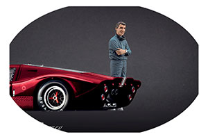 ФИГУРКА КОЛЛЕКЦИОННАЯ DAN GURNEY РУЧНАЯ РАБОТА В МАСШТАБЕ 1:18 ДЭН ГУРНИ