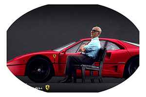 ФИГУРКА КОЛЛЕКЦИОННАЯ ENZO FERRARI РУЧНАЯ РАБОТА В МАСШТАБЕ 1:18 ЭНЦО ФЕРРАРИ СИДЯЩИЙ НА СТУЛЕ