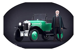 ФИГУРКА КОЛЛЕКЦИОННАЯ ADAM OPEL (9 MAY 1837-8 SEPTEMBER 1895) РУЧНАЯ РАБОТА В МАСШТАБЕ 1:18 АДАМ ОПЕЛЬ