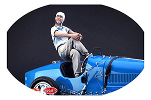 ФИГУРКА КОЛЛЕКЦИОННАЯ BUGATTI QUEEN HELLE NICE РУЧНАЯ РАБОТА В МАСШТАБЕ 1:18 ХЕЛЛИ НАЙС КОРОЛЕВА БУГАТТИ