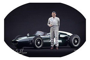 ФИГУРКА КОЛЛЕКЦИОННАЯ JACK BRABHAM РУЧНАЯ РАБОТА В МАСШТАБЕ 1:18 ДЖЕК БРЭБХАМ