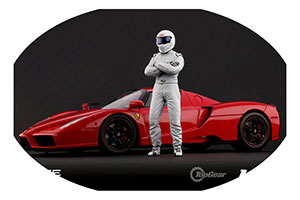 ФИГУРКА КОЛЛЕКЦИОННАЯ THE STIG WHITE РУЧНАЯ РАБОТА В МАСШТАБЕ 1:18 СТИГ (WHITE) ТОП ГИР