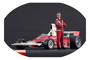 ФИГУРКА КОЛЛЕКЦИОННАЯ NIKI LAUDA РУЧНАЯ РАБОТА В МАСШТАБЕ 1:18 НИКИ ЛАУДА