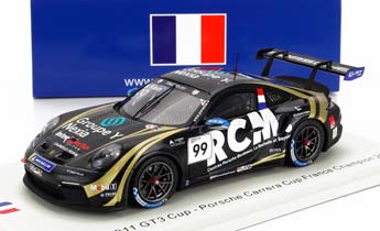 PORSCHE 911 991-2 GT3 TEAM RCM #99 CHAMPION FRANCE PORSCHE CARRERA CUP SEASON (2022) M.KLEIN, BLACK