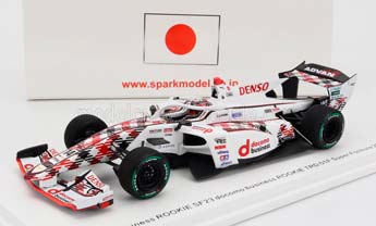 DALLARA SF23 TOYOTA TRD01F TEAM DENSO ROOKIE RACING #14 SUPER FORMULA SEASON (2023) KAZUYA OSHIMA, WHITE RED BLACK