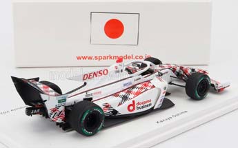 DALLARA SF23 TOYOTA TRD01F TEAM DENSO ROOKIE RACING #14 SUPER FORMULA SEASON (2023) KAZUYA OSHIMA, WHITE RED BLACK — фото 2