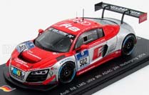 AUDI R8 LMS ULTRA TEAM AUDI RACE EXPERIENCE N502 24H NURBURGRING (2014) F.BAUMGARTNER - M.WERNER - F.BIELA - P.KAFFER, RED SILVER