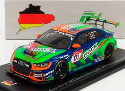 AUDI A3 RS3 LMS TEAM BONK MOTORSPORT N171 24H NURBURGRING (2020) H.BOCK - M.PARTL - A.PRINZ - A.MOENTMANN, BLUE GREEN — фото 1