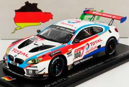 BMW 6-SERIES M6 GT3 TEAM WALKENHORST MOTORSPORT N100 24H NURBURGRING (2020) H.WALKENHORST - A.ZIEGLER - F.VON BOHLEN - M.VON BOHLEN, WHITE RED BLUE — фото 1
