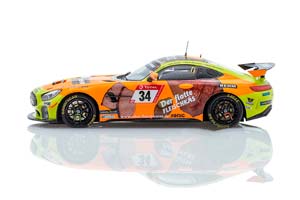 MERCEDES AMG GT4 WINNER SP10 CLASS 24H NUERBURGRING 2021 MARCHEWICZ/BÖCKMANN/RENGER/NEUSER LIMITED EDITION 300 PCS — фото 3
