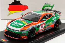 ASTON MARTIN VANTAGE AMR GT4 TEAM PROSPORT RACING N71 24H NURBURGRING (2021) G.DUMAREY - M.DUMAREY - A.WALKER - M.HESS, ORANGE BLACK GREEN — фото 1