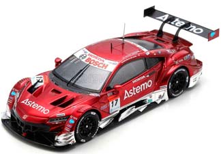 HONDA NSX-GT TEAM ASTEMO REAL RACING N17 GT500 CLASS SUPER GT (2022) K.TSUKAKOSHI - N.MATSUSHITA, RED MET — фото 1