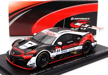 HONDA NSX-GT TEAM MODULO NAKAJIAMA RACING #64 GT500 CLASS SUPER GT (2022) T.IZAWA - H.OTSU, WHITE RED BLACK — фото 1