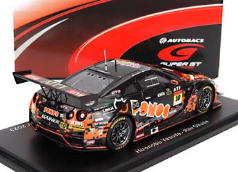 NISSAN GT-R NISMO TEAM PONOS GAINER N10 GT300 CLASS SUPER GT (2023) H.YASUDA - R.OKUSA, BLACK ORANGE — фото 2