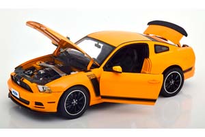 FORD MUSTANG BOSS 302 2013 ORANGE BLACK — фото 3
