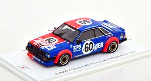 SUBARU LEONE 4WD RX NO 60 1000KM SUZUKA 1983
