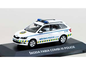 SKODA FABIA III MESTSKA POLICIE 2014, WHITE