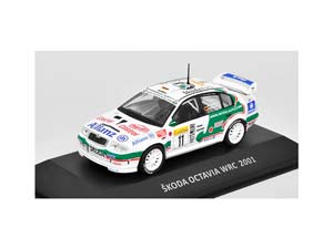 SKODA OCTAVIA WRC 2001 - KALEIDOSKOP SLAVNÝCH VOZŮ ČASOPIS S MODELEM #66