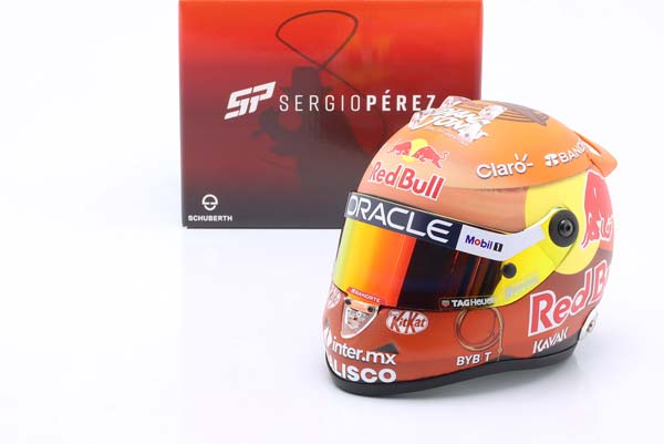 HELMET SERGIO PEREZ CANADIAN GP 2023  / ШЛЕМ СЕРХИО ПЕРЕСА ГРАНПРИ КАНАДЫ — фото 3