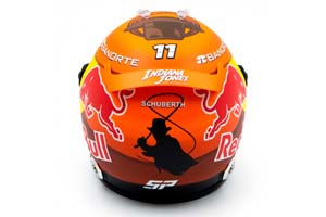HELMET SERGIO PEREZ CANADIAN GP 2023  / ШЛЕМ СЕРХИО ПЕРЕСА ГРАНПРИ КАНАДЫ — фото 4