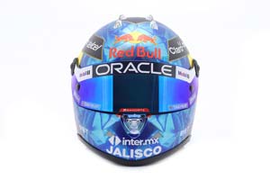 HELMET SERGIO PEREZ RED BULL RACING #11 MONACO GP 2023 / ШЛЕМ СЕРХИО ПЕРЕСА РЕД БУЛЛ РЕЙСИНГ (РАЗМЕРЫ 15 х 11 х 10 см) — фото 3