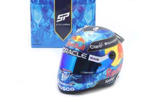 HELMET SERGIO PEREZ RED BULL RACING #11 MONACO GP 2023 / ШЛЕМ СЕРХИО ПЕРЕСА РЕД БУЛЛ РЕЙСИНГ (РАЗМЕРЫ 15 х 11 х 10 см) — фото 5