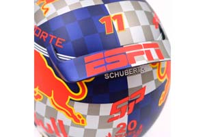 HELMET SERGIO PEREZ SILVERSTONE GP 2024 / ШЛЕМ СЕРХИО ПЕРЕСА ГРАНПРИ СИЛЬВЕРСТОУН — фото 8