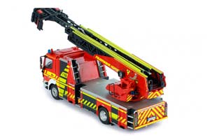 MERCEDES ATEGO 1627 2018 FIRE DEPARTMENT WITH TURNTABLE LADDER RED / МЕРСЕДЕС АТЕГО 1627 ПОЖАРНАЯ ЛЕСНИЦА — фото 3