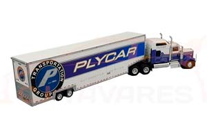 KENWORTH W900 1990 ФУРГОН PLYCAR — фото 2