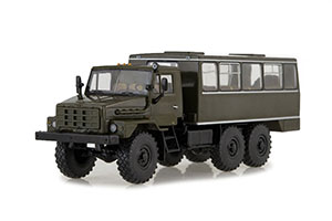 УРАЛЬСКИЙ ГРУЗОВИК 4322 ВАХТОВЫЙ АВТОБУС НЗАС-4211 ЗЕЛЕНЫЙ